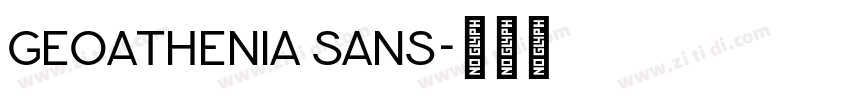 Geoathenia Sans字体转换